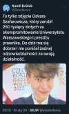 Oskarek przechodni już wolny ...