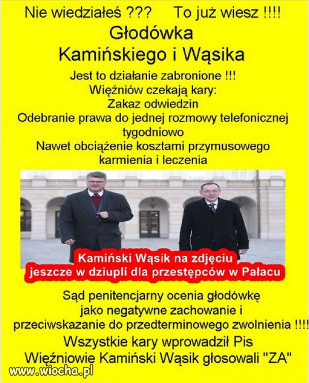 I jak tu robić ustawkę o martyrologii, kryminalistów PiSu?