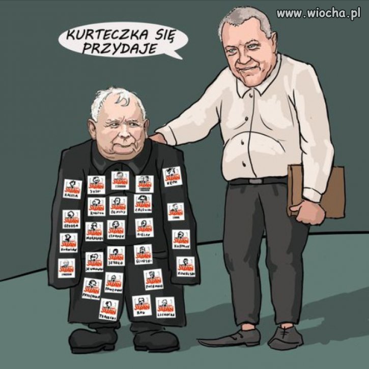 Społeczeństwo murem, za złodziejami PiSu, za murem