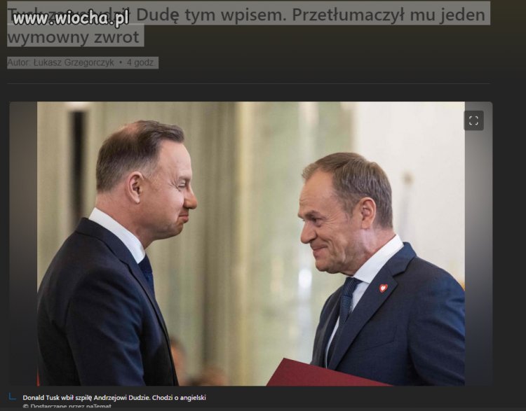 Dudy nikt nie musi zawstydzać. 