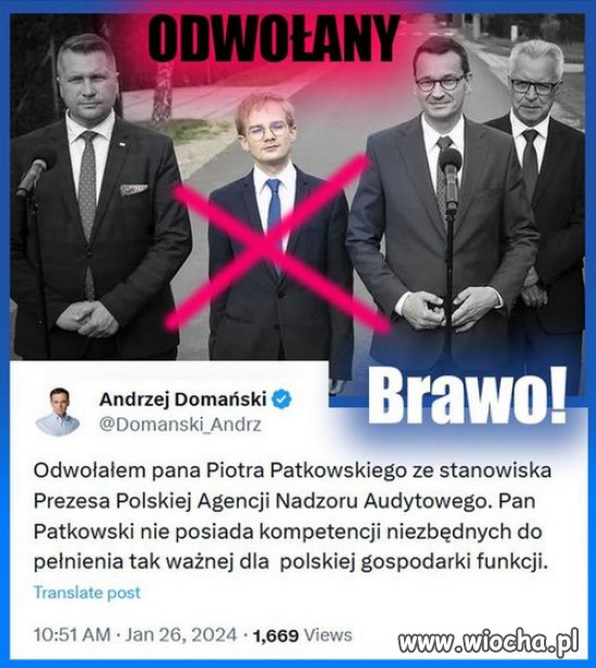 Bardzo dobra decyzja. Nareszcie porządki 