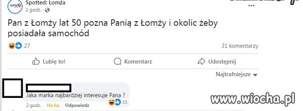 Janusz pozna panią.