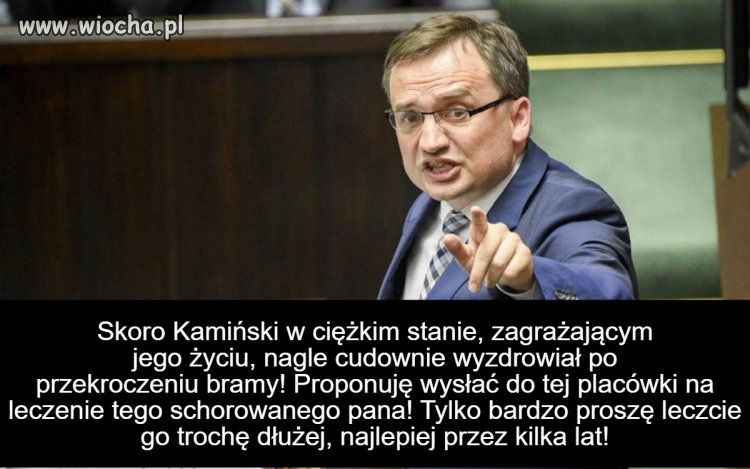 Cyrk Kaczyńskiego z umierającym Kamińskim!