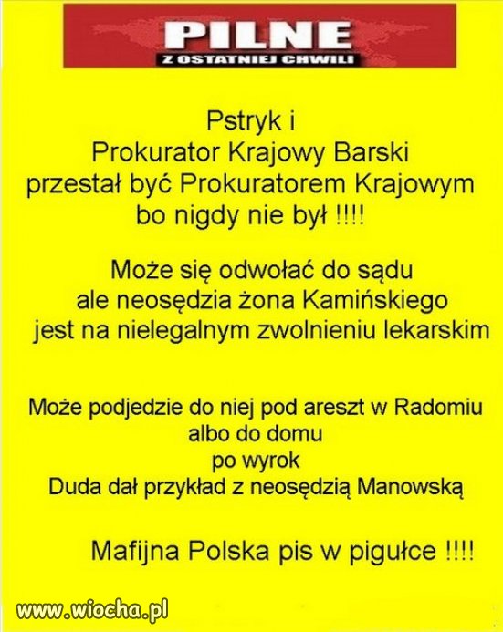 Tak wygladalo prawo i sprawiedliwosc mafii PiSu!