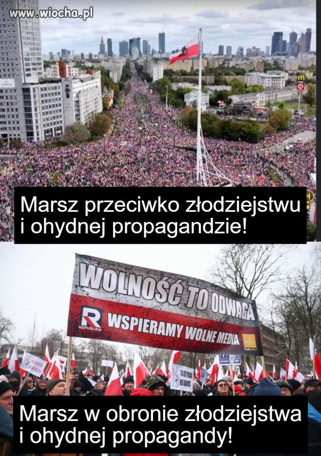 Wolni Polacy pod butem Jarosława!