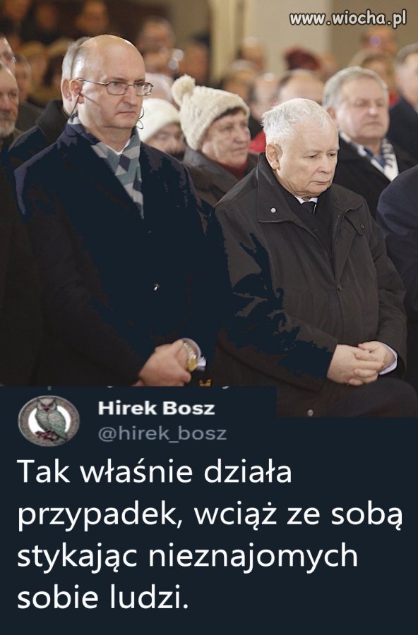 Przypadkowe spotkanie w kościele. Zdarza się.