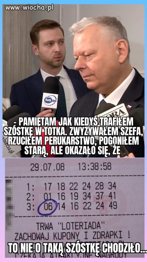I tak musiał pójść do polityki ...