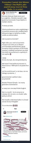 Minister edukacji...labolatorium...