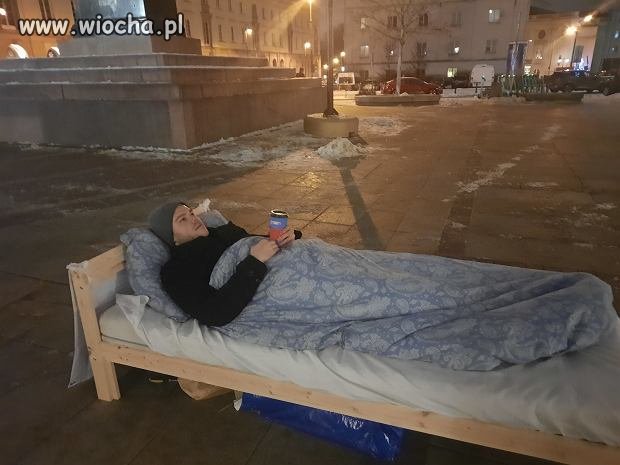 Wyborca PiS  protestuje