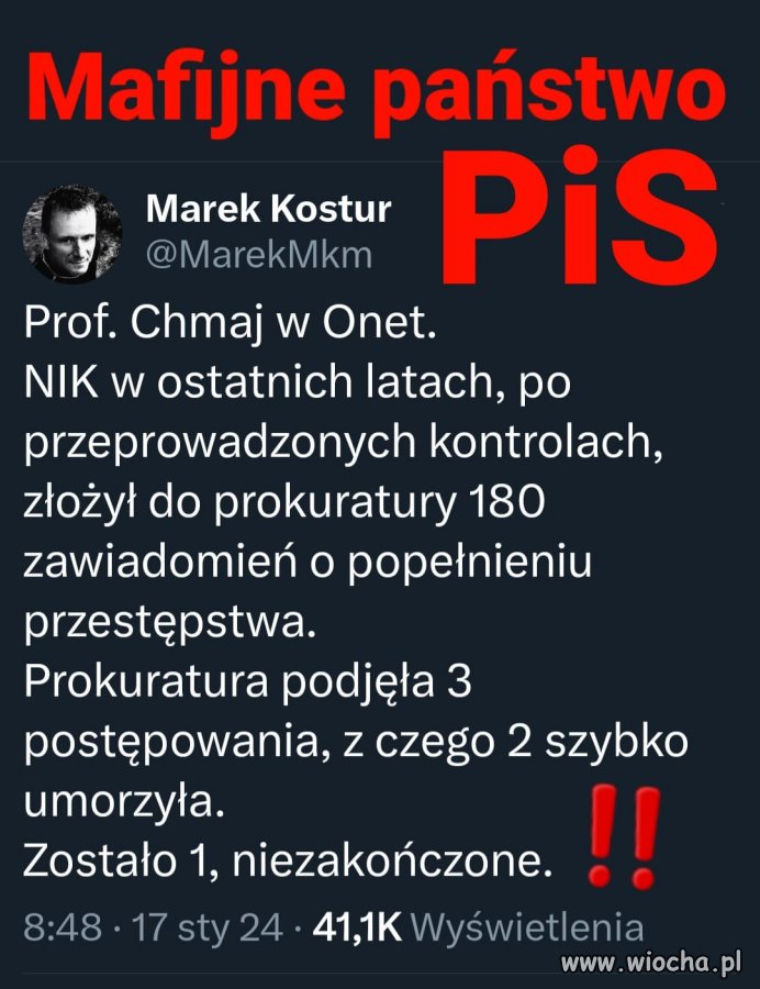 Mam nadzieję, że wezmą się za tych prokuratorów. Mają być rozliczeni, a nie tyko usunięci.
