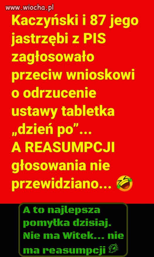 A reasumpcji nie było