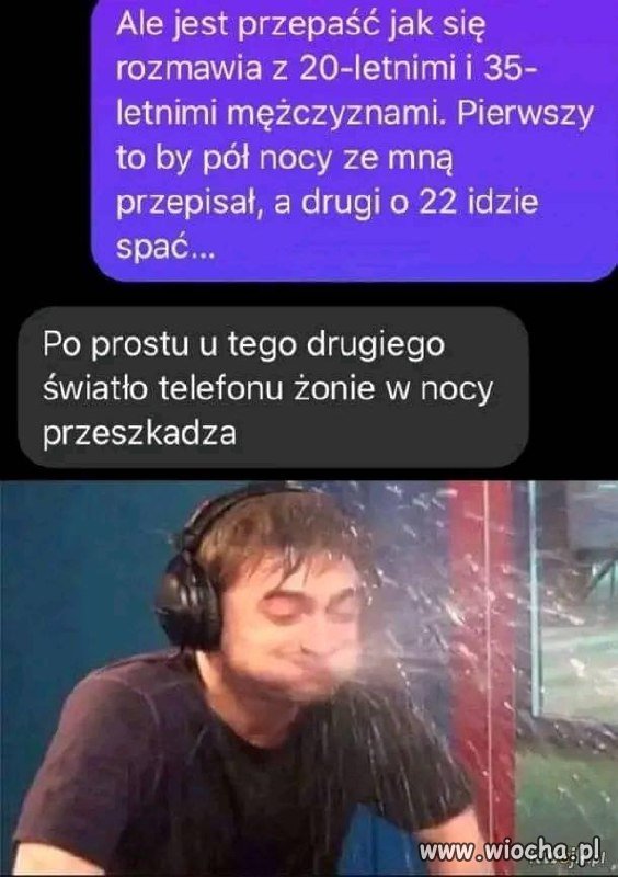 Żonie światło przeszkadza 