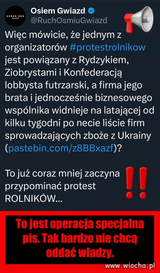 To ordynarna  podpucha pisowców aby pokazać że po zmianie rządu jest źle.