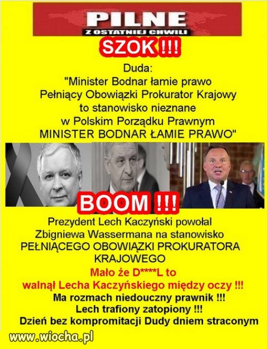 Dzień bez kompromitacji Du*py, dniem straconym...