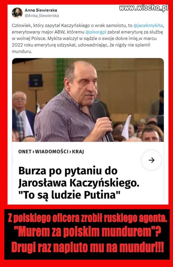 Kaczyńskiemu za taki tekst powinno się napluć 