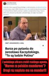 Kaczyńskiemu za taki tekst powinno się napluć 