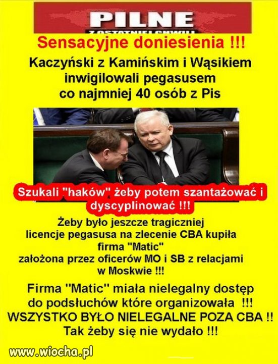 Kaczyński wszędzie wietrzył zdradę...jak kiedyś Stalin!