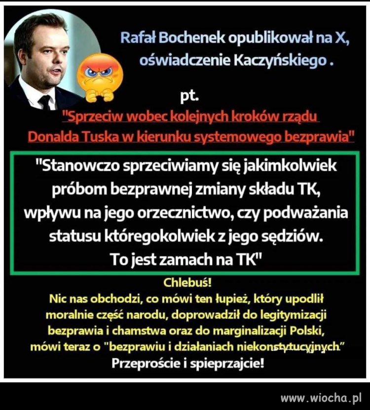 Chlebek wyluzuj. Szkoda czasu na te wasze brednie 