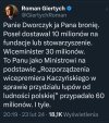 Na siłę musieli mu wpychać, on nie chciał, bronił się jak mógł  