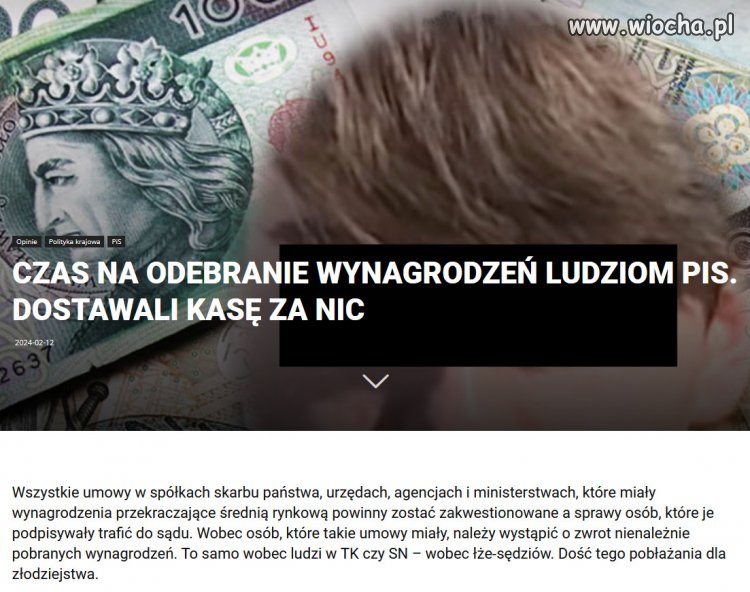 Kaczyński stworzył system złodziejski i obrzydliwy.