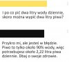 Bardzo ciężko jest wypić 2L wody