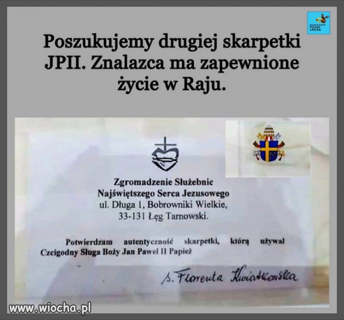 Niedzielne ogłoszenie dla wiernych owieczek i baranów!