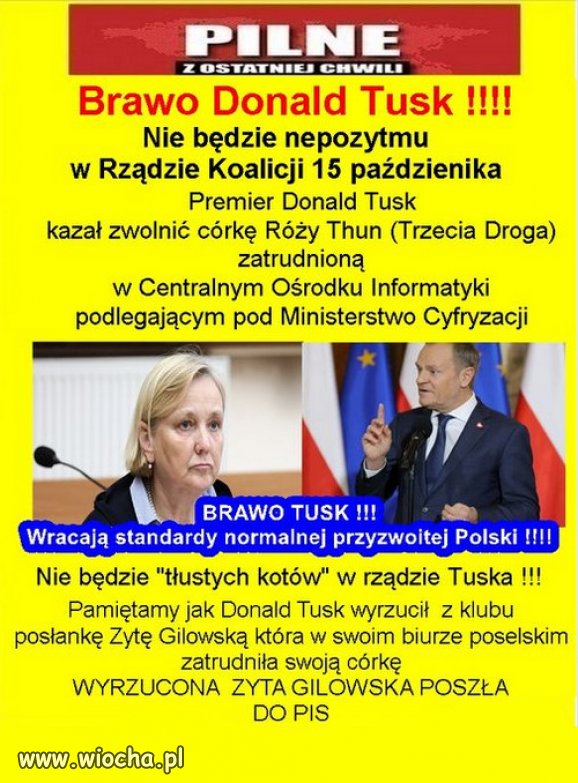 Nareszcie koniec kolesiostwa, kumoterstwa i nepotyzmu!