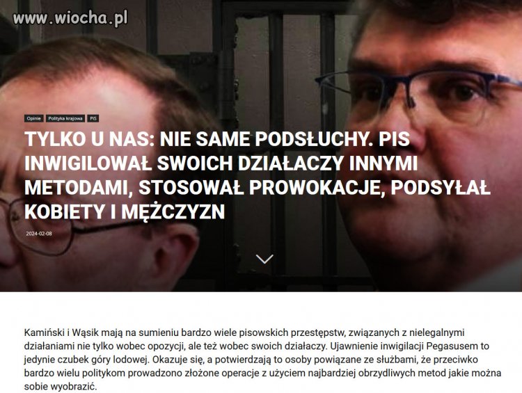 Partia Kaczyńskiego przypomina jedno wielkie szambo.