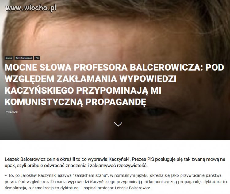 Dość tych kłamstw! To bardzo ważne słowa. 