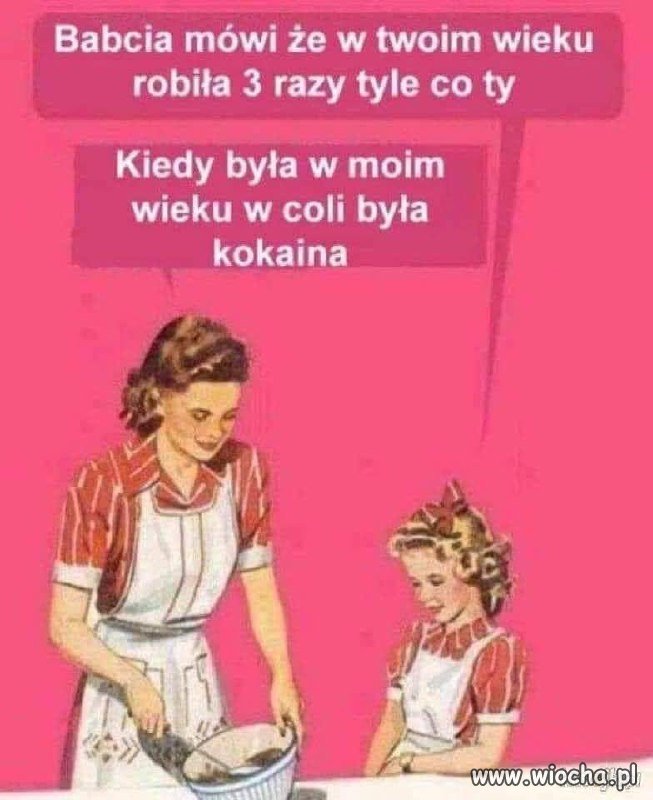 Babcia była na dopingu 
