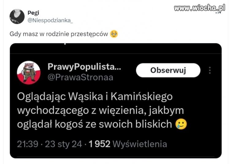 Ciekawe czy już do niego dotarło co napisał.