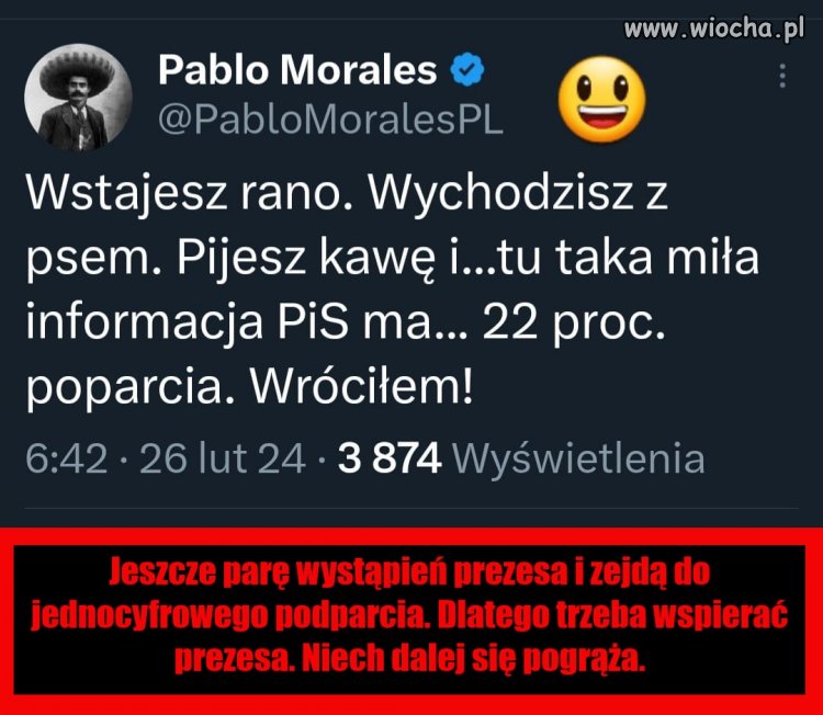 Super! Jedynka z przodu tuż tuż