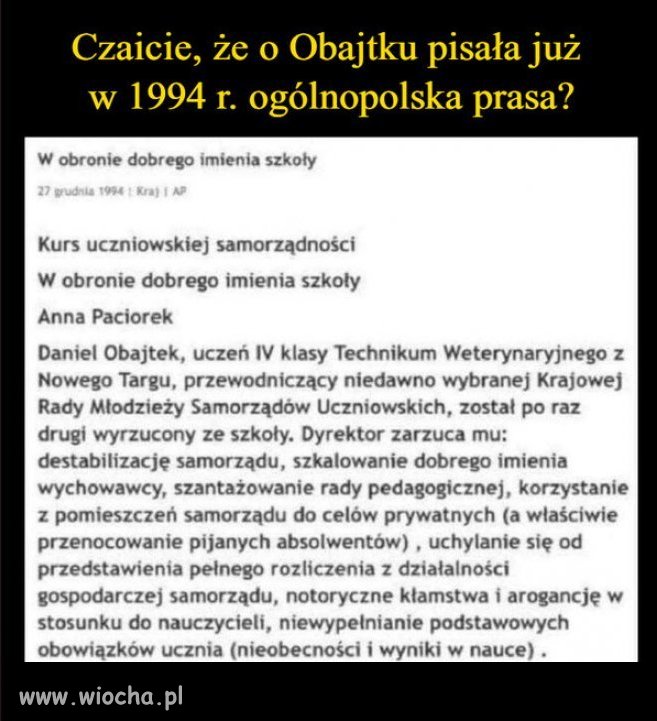 Brudna pała na przestrzeni lat się nie zmieniła.
