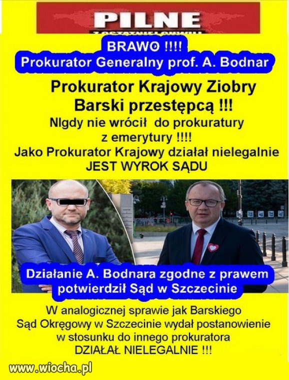 Nielegalny prokurator, przestępca PiSu na telefon!