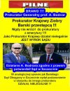 Nielegalny prokurator, przestępca PiSu na telefon!