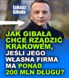 Firma kandydata na prezydenta Krakowa