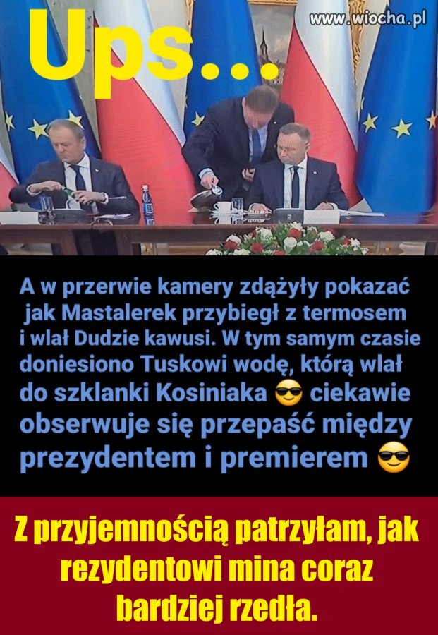 To tylko świadczy o Dudzie, że nie umie ponad podziałami się zachować!