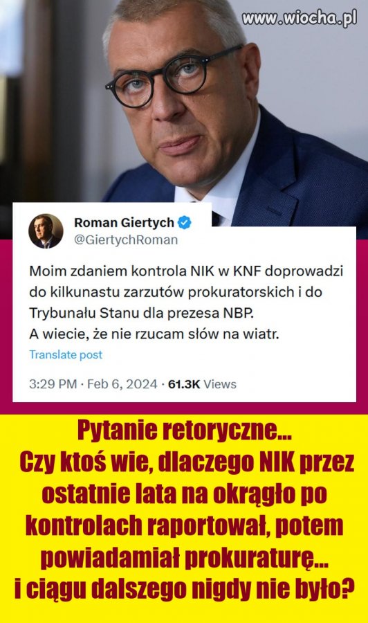 Trzeba sprawdzić czy złoto w NBP nadal   jest ze złota.