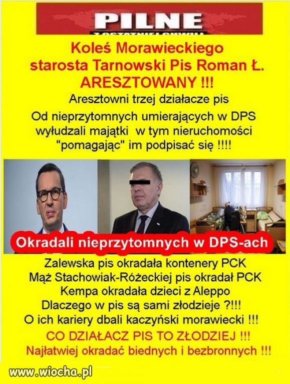 W szeregach PiSu sami złodzieje i oszuści!