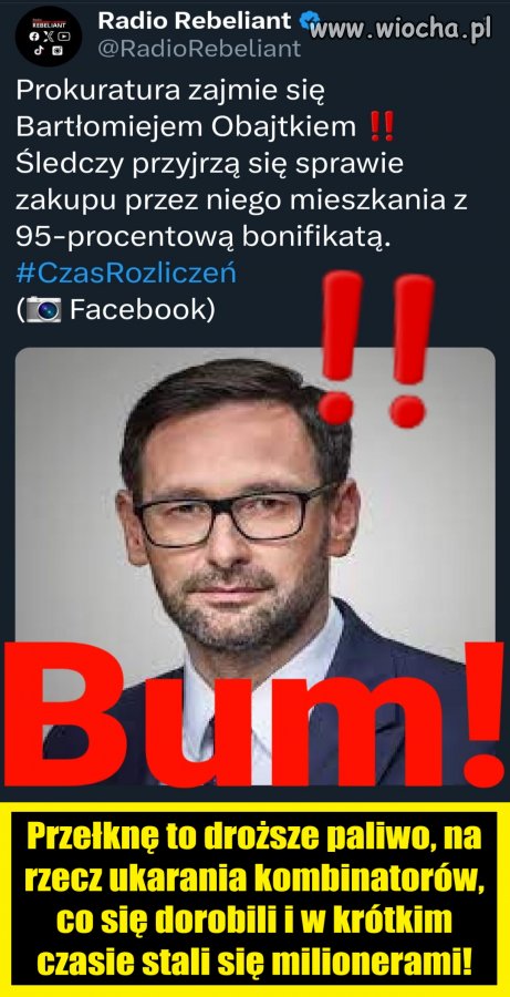 Szkoda że mu jeszcze nie dopłacili żeby łaskawie wziął mieszkanie 