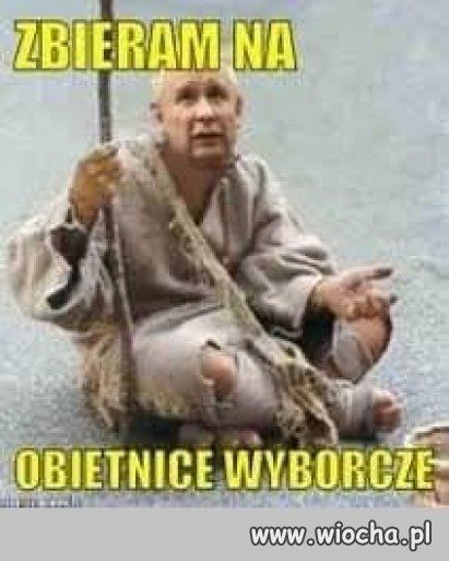 Tylko to mu pozostało ...