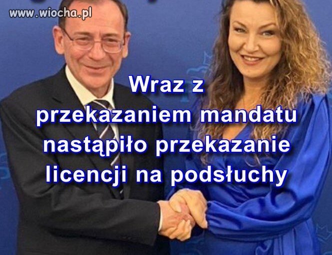 Uroczystości przekazania mandatu .
