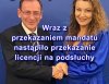 Uroczystości przekazania mandatu .
