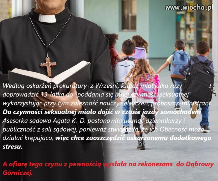 Biedny zestresowany pleban. 