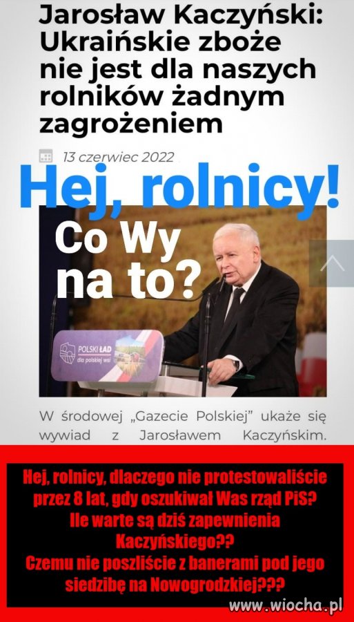 I to powiedział guru prawie 70% rolników.
