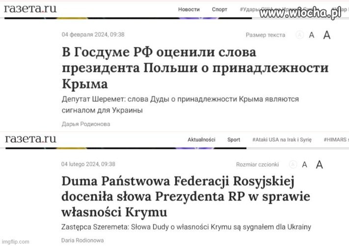 Za granicą doceniają
