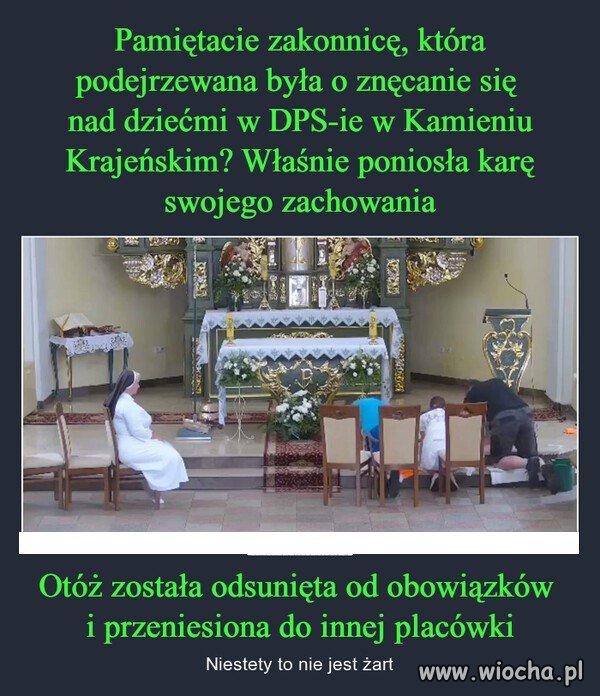 To nie żart