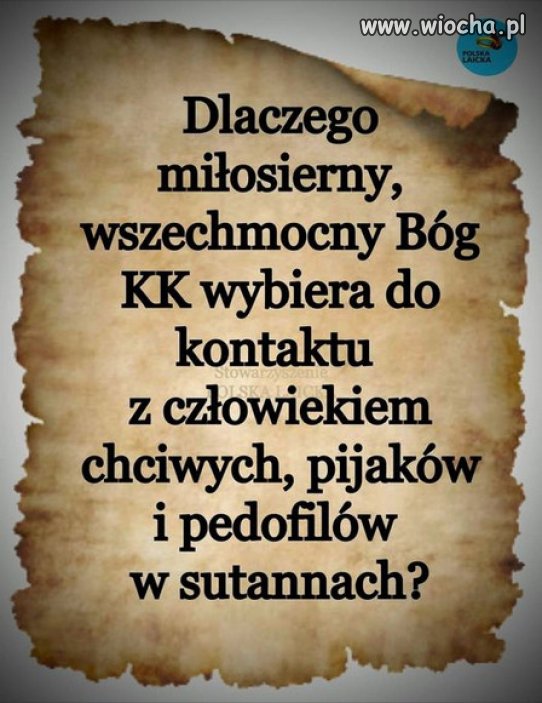 Religia powstała, gdy pierwszy oszust spotkał pierwszego głupca