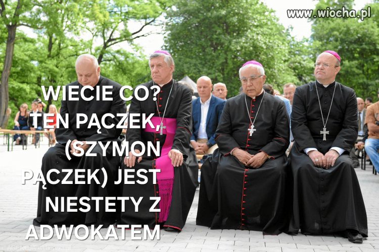 Pączek jest z adwokatem 