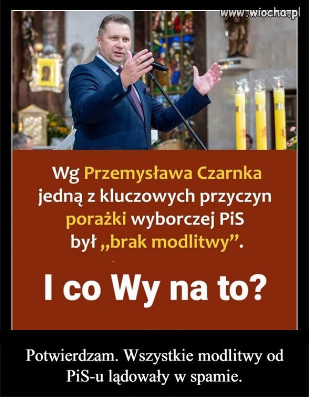 Jak powszechnie wiadomo: Wiara czyni czuba...